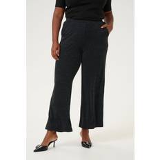 Multifärgade Byxor Kaffe Curve Kcellia Pants - Svart