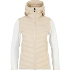 Peak Performance Frost Down Hybrid Hood W - Sand Fog/Offwhite