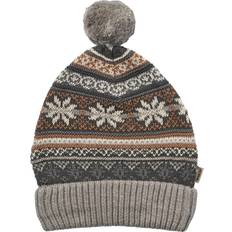 Wheat Piger Huer Wheat Knit Beanie Nolo - Warm Grey Melange