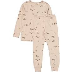 Beige Pyjamasar Barnkläder MarMar Pyjamas - Renar