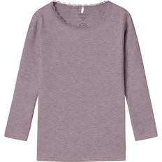 122/128 Blusar & Tunikor Barnkläder Name It Basic Long Sleeved Top