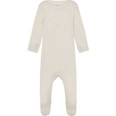 74/80 Jumpsuits Barnkläder Engel Kid's Schlafoverall mit Druckknöpfen - Beige