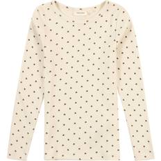 Bomuld Bluser & Tunikaer Børnetøj Lil'Atelier Ladybug Lago Kim Bluse - Chamois/Mørkeorange/Sort