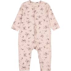 Modal Jumpsuits Barnkläder Modal Smooth Print Bows Ruka Onesie - 18 mdr/86