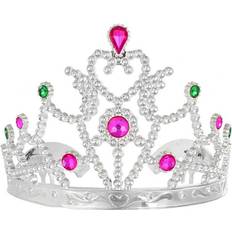 Billig Kroner & Diademer Kostumer Drottning Tiara Rosa