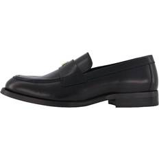 43 ⅓ - Dame Loafers Tommy Hilfiger Party Abrasivato Leather Loafers - Black