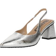 Bianco Højhælede sko Bianco Maralyn Slingback - Sølv