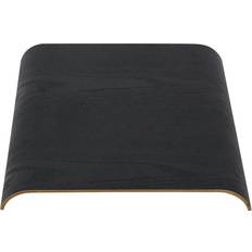 Foot Stools AYTM Curva Tray Black 33 x 32 x 4 cm Wood Foot Stool