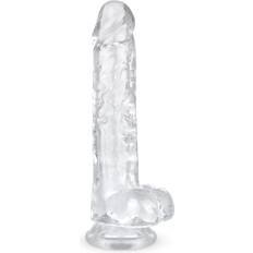 Easytoys Jelly Dildo with Balls 19cm