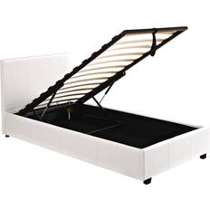 Lits et Matelas Habitat et Jardin Kastenbett Carla 90 x 190 cm Weiß Bettrahmen