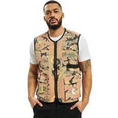 Sleeveless Jacket Camo Utility - Multicolore