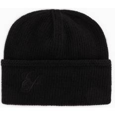 Emporio Armani Wool Beanie - EA Signature Embroidery