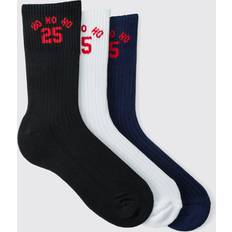 boohooMAN Varsity Christmas Socks - Mehrfarbig