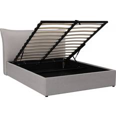 Cadres de lit Lit Coffre Double Megeve 140 x 200 cm Gris