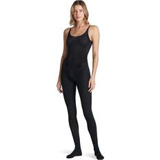 Nylon Combinaisons Commando Ultimate Opaque One Piece Jumpsuit - Black