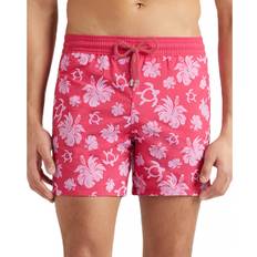 Red Swimming Trunks Vilebrequin Moorea Printed Swim Shorts - Multi