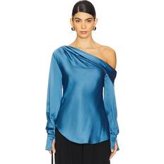 Clothing Simkhai Alice One Shoulder Top - Blue