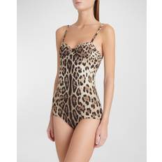 Dolce & Gabbana Swimsuits Dolce & Gabbana Leo Balconette One-Piece Swimsuit LEO NEW