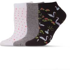 Rayon - Women Socks MeMoi Swan Bamboo Low-Cut Socks