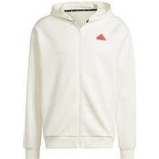 adidas Full Zip Hoodie - Blanc