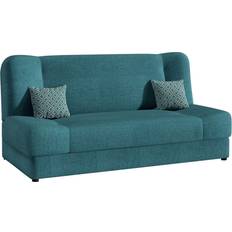 Fløyel - Sovesofaer Abron 3-Seter Turkis Sofa 3-seter