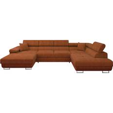 Orange Soffor Mirjan24 Gabina Med Divan Och Schäslong 4-Sits Soffa