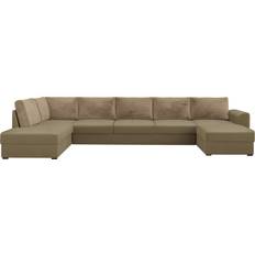 Beige - U-sofaer Taberk Med Chaiselong Og Divan U Sofa
