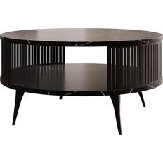 Möbler Mirjan24 Galia 75 cm Svart Soffbord 75cm