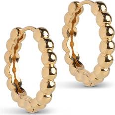 Smykker ENAMEL Copenhagen Ball Large Hoops - Guld