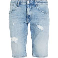 Denim/Jeansstoff - Herren Shorts Tommy Jeans Ronnie Jeansshorts 5-Pocket - Blau