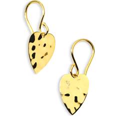 Ippolita 18K Yellow Gold 18K Classico Crinkle Mini Heart Drop Earrings Gold