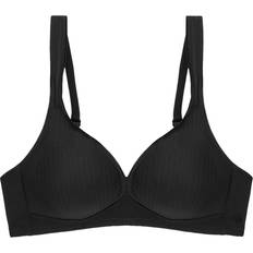 Triumph Modern Soft Cotton Non-Wired Bra - Black Polyamide