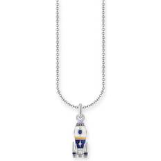 Corundum Smycken Thomas Sabo Halsband Med Rymdraket - Silver