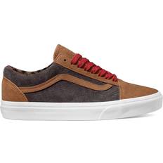 Vans Old Skool Shoes - Pig Suede Plaid Glazed Ginger
