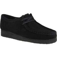 Wallabee Suede Leather Shoes - Black