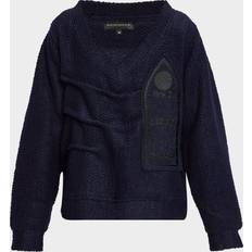 Who Decides War Clothing Who Decides War Gathered Collegiate Sweater - Indigo