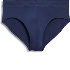 Women Men's Underwear Commando Micro Modal Modern Fit Briefs - Dark Navy