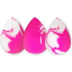 IBRA Makeup Makeup Blender Sponge Zestaw marmurkowych gąbeczek trio