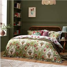 Hemtextil Paoletti Dawson Ikat Set King Duvet Cover Green