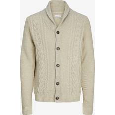 Jack & Jones Trøjer Jack & Jones JjCraig Knit Cardigan Hvid