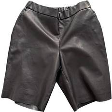 Notyz Tøj Notyz Leather Shorts - Black