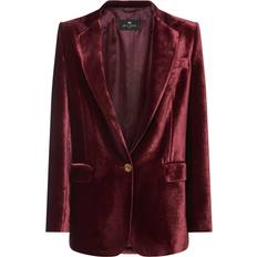 Sammet Kläder Etro Velvet Single Breast Jacket