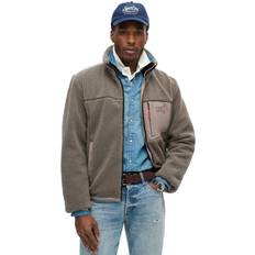 Superdry Men's Relaxed Fleece Trekker Jacket - Brown