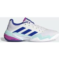 Barricade 13 Men's Tennis Shoes - White/Lucid Blue/Semi Flash Aqua