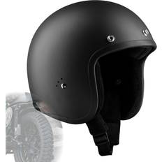 Bandit Motorcykelhjelme Bandit Bandit Jet Schwarz Matt Jethelm, Größe für Männer