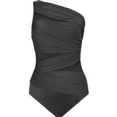 Miraclesuit Women's Network Jena One-Shoulder Swimsuit - Black