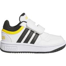 20 Premiers Pas adidas Hoops Shoes - Cloud White/Core Black