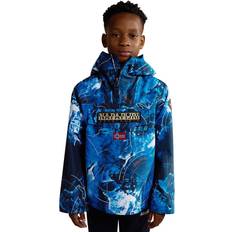 Vêtements pour enfants Napapijri Rainforest Winterjacket - Blau/Weiß