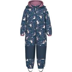 Blauw Soft Shell Overalls Name It NMFMALTA05 Softshellanzug - Blau