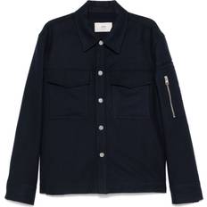 Unisex - Wool Shirts Ami Paris Virgin Wool Shirt - Blue